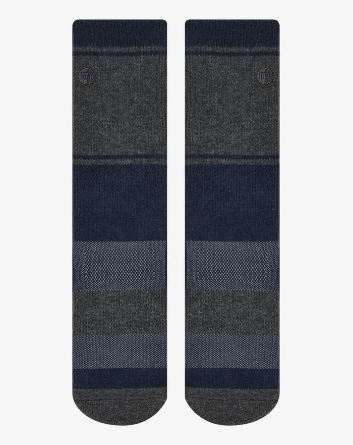 Accessories Socks TravisMathew BAJA 20 CREW SOCK Heather Mood Indigo