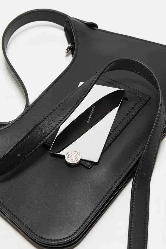 Acne Studios Platt Mini Shoulder Bag Black Men Bags