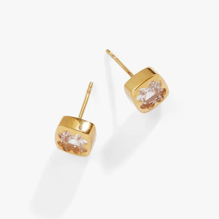 Earrings Women Alex And Ani Crystal Clover Mini Stud Earrings Stainless Steel Gold Earrings Women Alex And Ani Crystal Clover Mini Stud Earrings Stainless Steel Gold