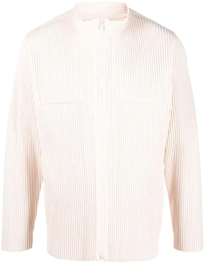 Henrik Vibskov Boutique Zipped Jacket 8211 Pink Ivory Men Suits and Blazers