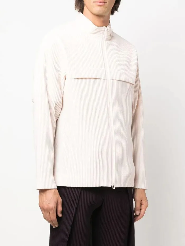 Henrik Vibskov Boutique Zipped Jacket 8211 Pink Ivory Men Suits and Blazers