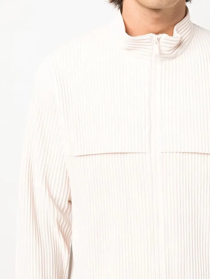 Henrik Vibskov Boutique Zipped Jacket 8211 Pink Ivory Men Suits and Blazers