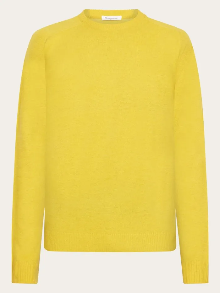 KnowledgeCotton Apparel Knits Basic Oneck Knit Calendula 8211 Men
