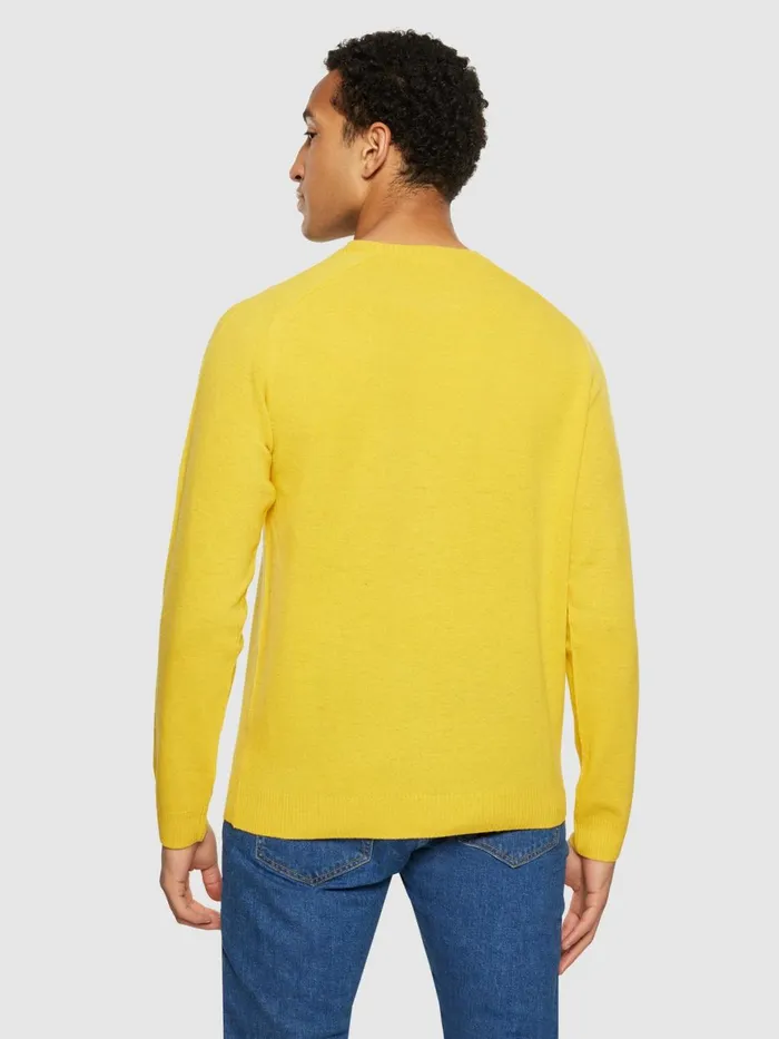 KnowledgeCotton Apparel Knits Basic Oneck Knit Calendula 8211 Men KnowledgeCotton Apparel Knits Basic Oneck Knit Calendula 8211 Men