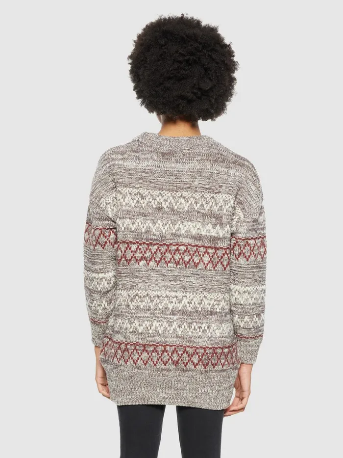 KnowledgeCotton Apparel Knits Lambswool Pattern Loose Crew Neck Rws 8211 Women KnowledgeCotton Apparel Knits Lambswool Pattern Loose Crew Neck Rws 8211 Women