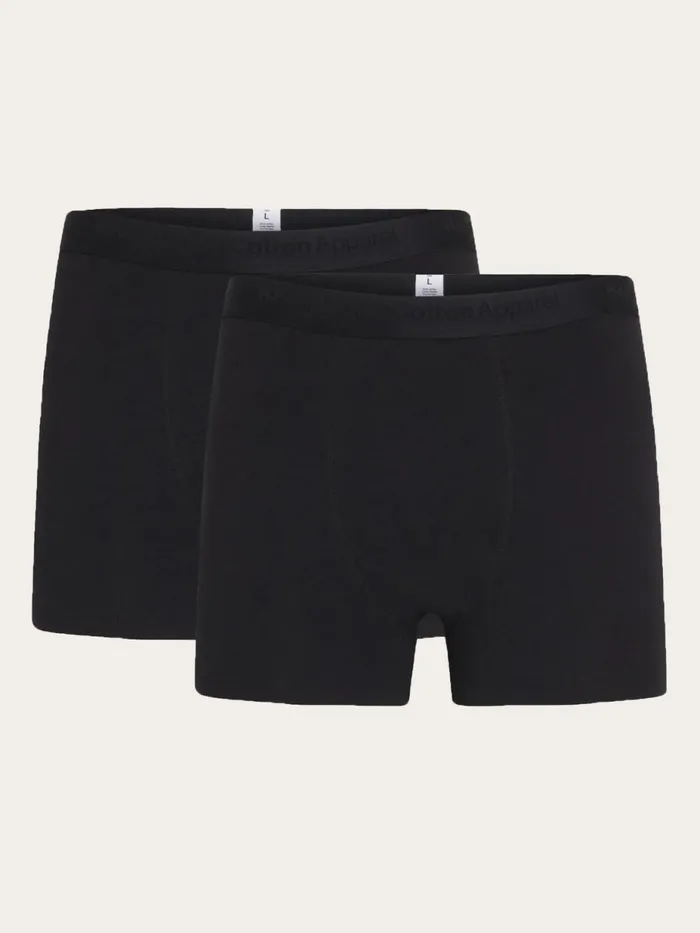 KnowledgeCotton Apparel Underwear And Socks 2 Pack Underwear Black Jet 8211 Men KnowledgeCotton Apparel Underwear And Socks 2 Pack Underwear Black Jet 8211 Men