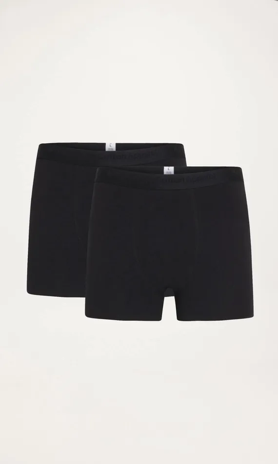 KnowledgeCotton Apparel Underwear And Socks 2 Pack Underwear Black Jet 8211 Men