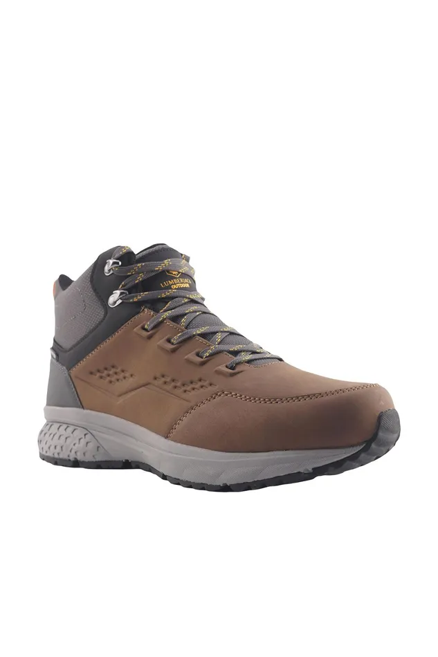 Lumberjack SNEAKERS Men HIKING BOOT WPF BROWN Man Basic Casual Top Boots Brown