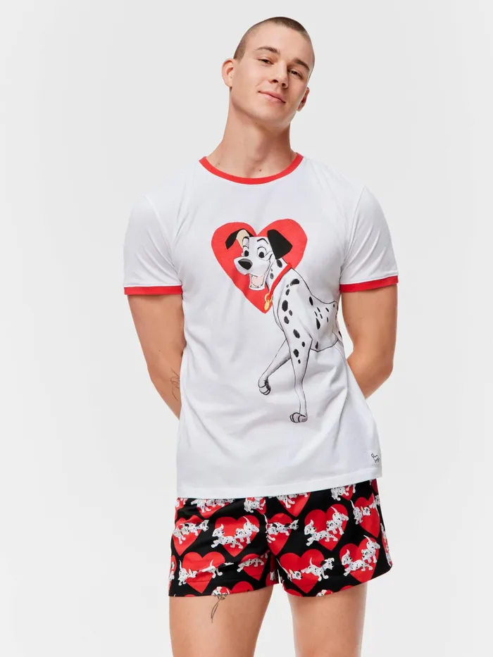 Men 101 Dalmatians Match Tee White Peter Alexander Tops