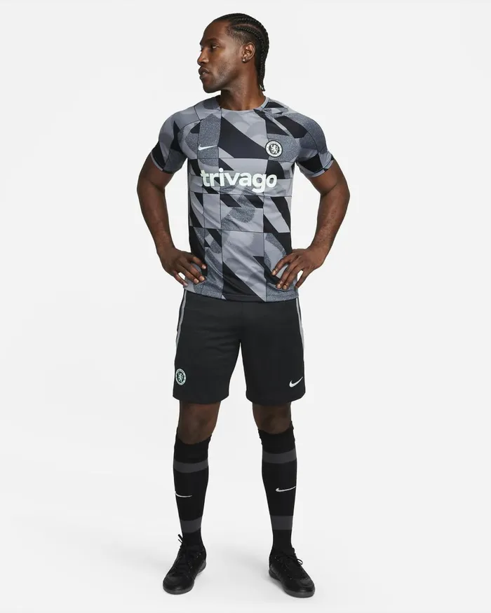 Men Nike Shorts Chelsea FC Strike Third Blackcool Greymint Foam