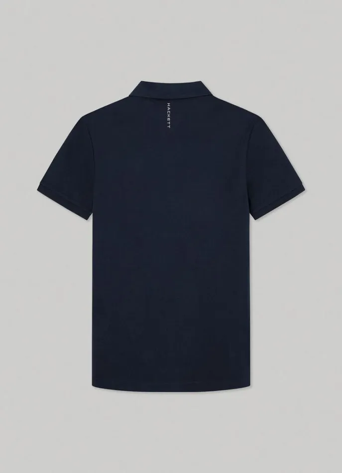 Men Polo Shirts Hackett London Aston Martin Slim Fit Polo Navy