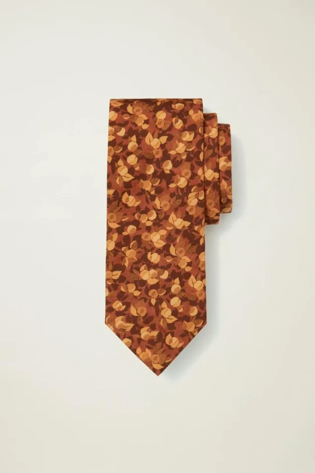 Men Premium Necktie Harvest Floral Bonobos Ties and Pocket Squares