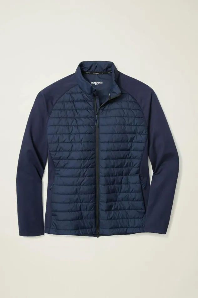 Men The Elements Jacket Navy Bonobos Jackets and Coats