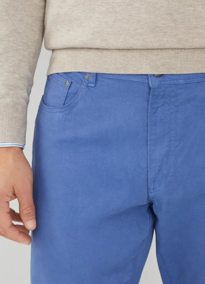 Men Trousers and Chinos Hackett London Regular Fit Trinity Trousers Avio