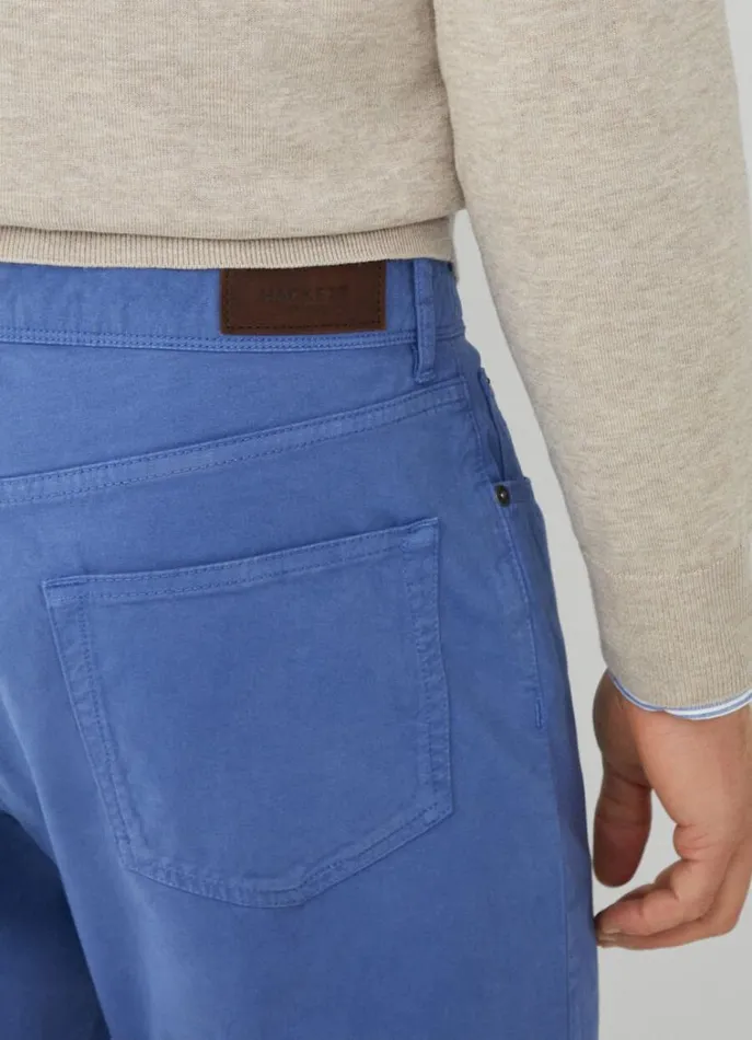 Men Trousers and Chinos Hackett London Regular Fit Trinity Trousers Avio