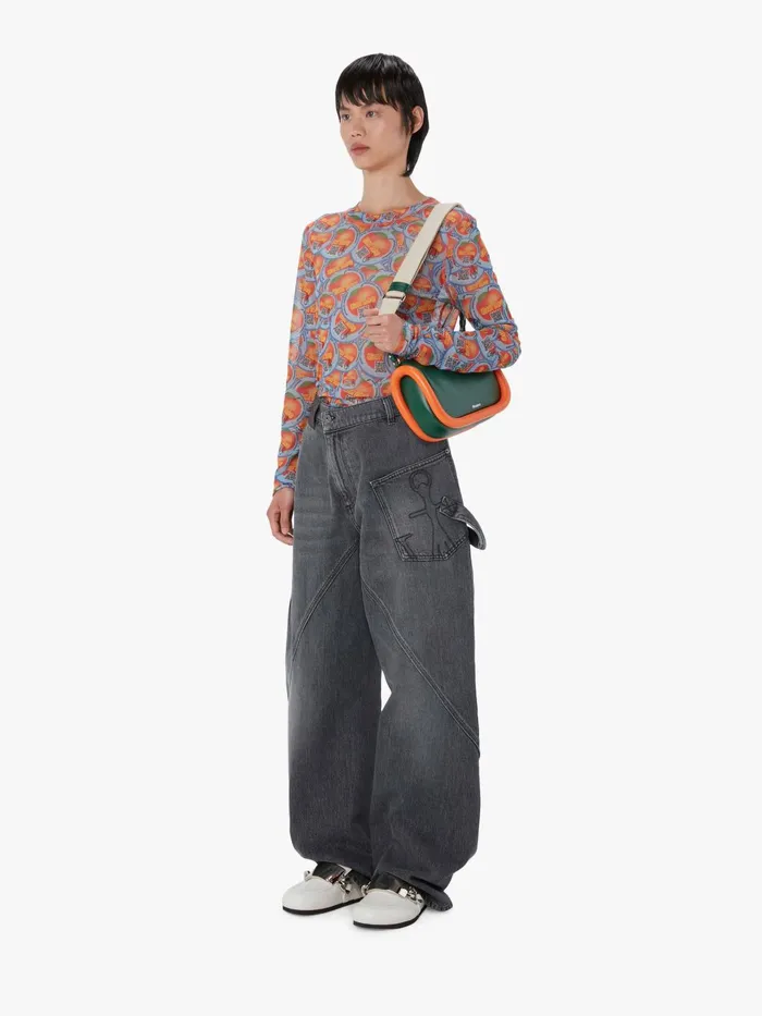 Men Trousers and Shorts JW Anderson TWISTED WORKWEAR DENIM JEANS Grey Men Trousers and Shorts JW Anderson TWISTED WORKWEAR DENIM JEANS Grey