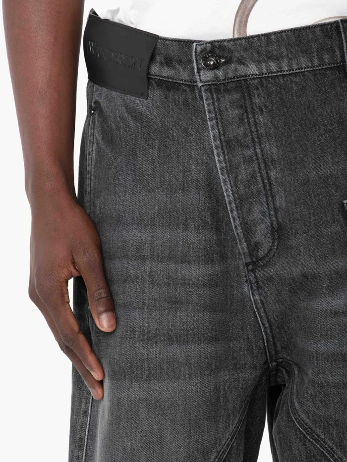 Men Trousers and Shorts JW Anderson TWISTED WORKWEAR DENIM JEANS Grey Men Trousers and Shorts JW Anderson TWISTED WORKWEAR DENIM JEANS Grey