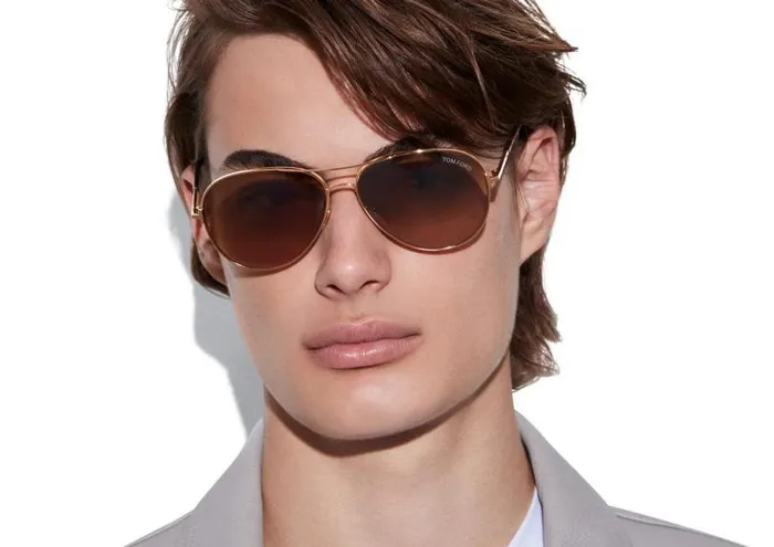 MenWomen SUNGLASSES Tom Ford Clark Sunglasses