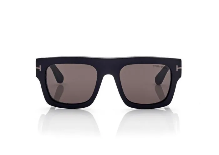 MenWomen SUNGLASSES Tom Ford Fausto Sunglasses Matte Black