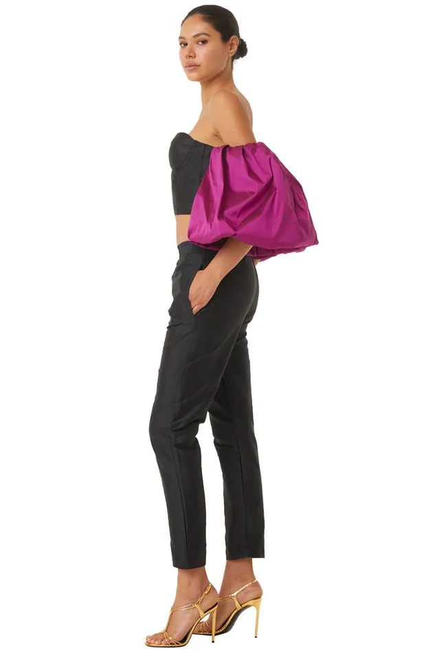 MISA Los Angeles GEORGINA PANT Black Women Pants