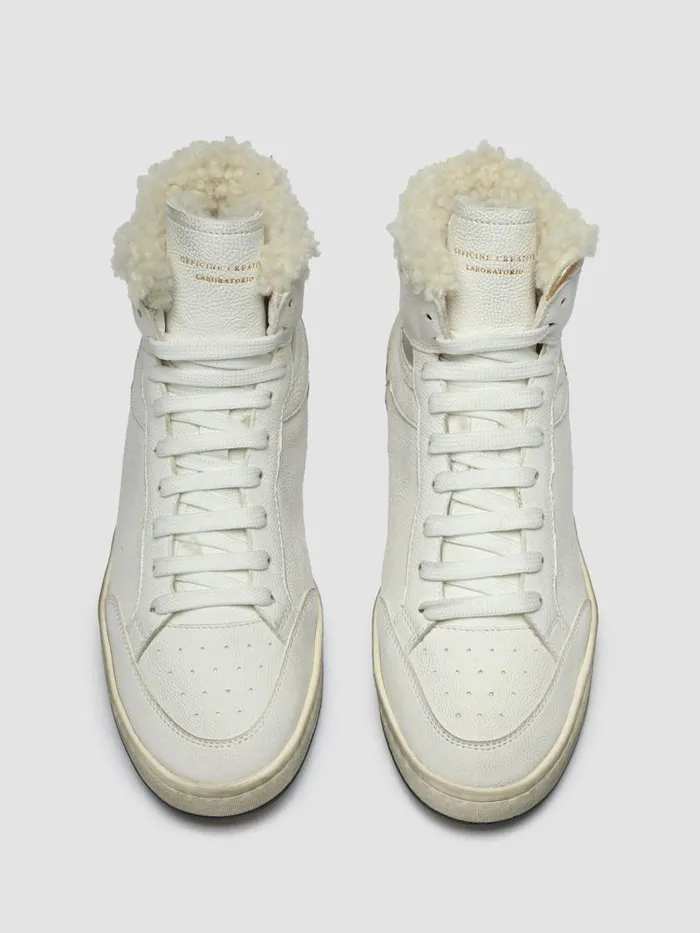 Officine Creative Sneakers MAGIC 107 Opt White Argento White Leather High Top Sneakers 8211 Women