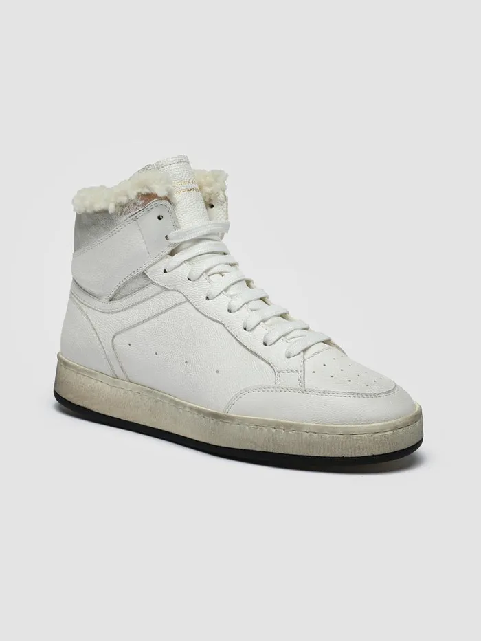 Officine Creative Sneakers MAGIC 107 Opt White Argento White Leather High Top Sneakers 8211 Women