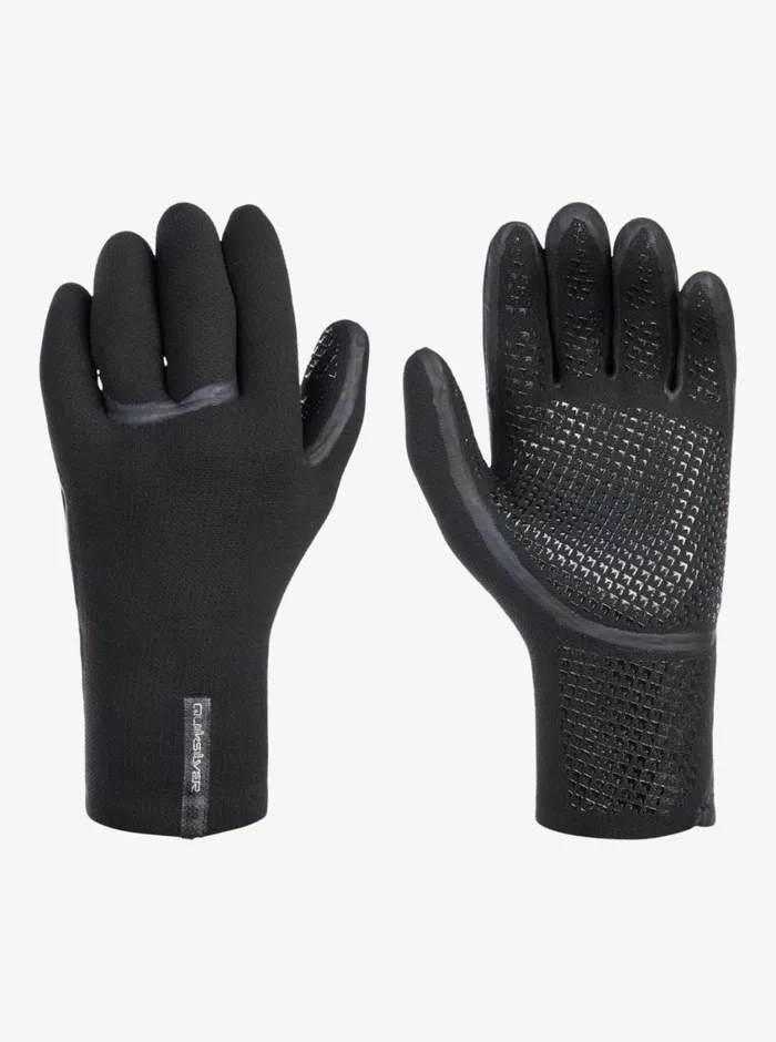 Quiksilver 3mm Marathon Sessions Wetsuit Gloves Black Mens Wetsuits