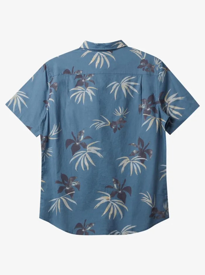 Quiksilver Apero Classic Short Sleeve Woven Shirt Blue Shadow Aop Mix Bag Mens Shirts and Polos Quiksilver Apero Classic Short Sleeve Woven Shirt Blue Shadow Aop Mix Bag Mens Shirts and Polos