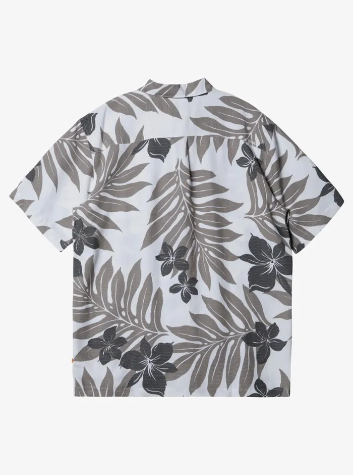 Quiksilver Shonan Short Sleeve Shirt Whiteblack MensWaterman Shirts and Polos Quiksilver Shonan Short Sleeve Shirt Whiteblack MensWaterman Shirts and Polos