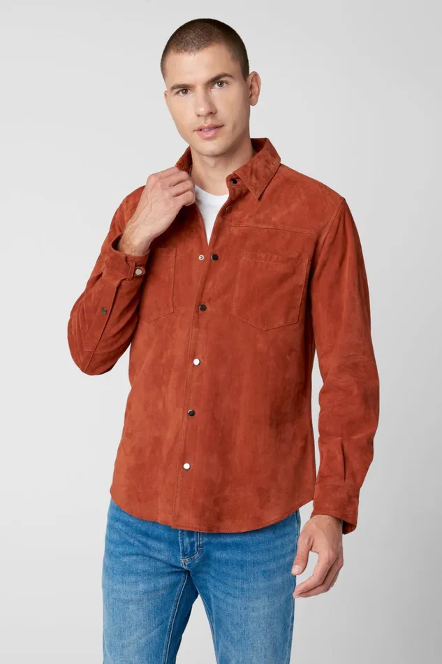 Rock Solid Shacket Men BLANK NYC Jackets