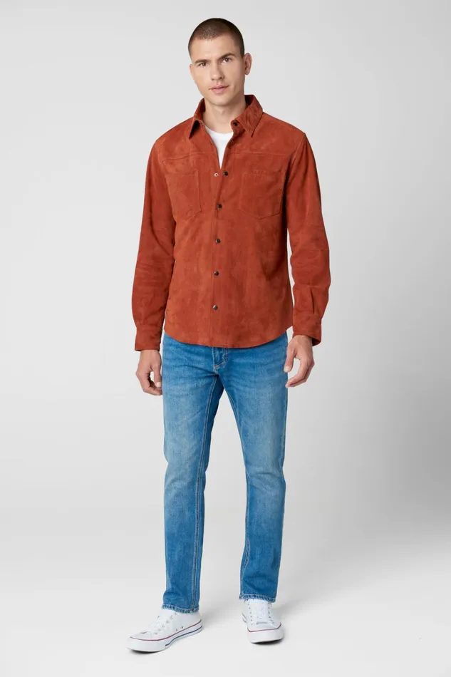 Rock Solid Shacket Men BLANK NYC Jackets