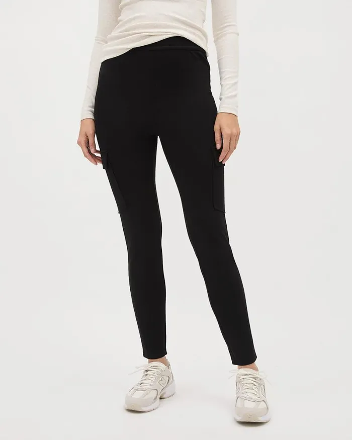 RWandCO HighRise Black Legging Pant With Cargo Pockets Black 8211 Women RWandCO HighRise Black Legging Pant With Cargo Pockets Black 8211 Women