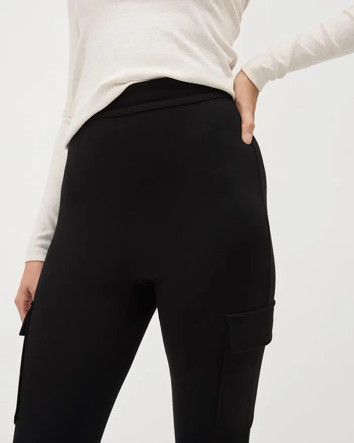 RWandCO HighRise Black Legging Pant With Cargo Pockets Black 8211 Women RWandCO HighRise Black Legging Pant With Cargo Pockets Black 8211 Women