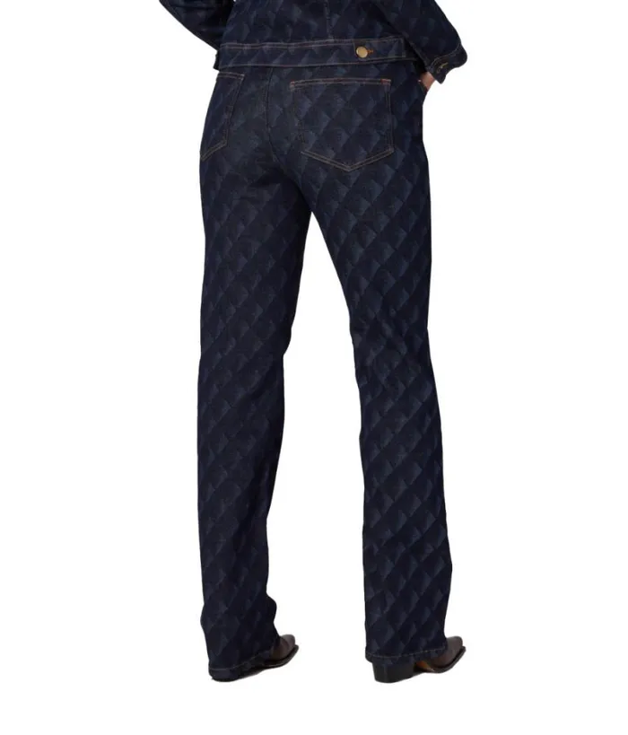 RWandCO Jeans Lola Jeans DENVERDRF High Rise Straight Jeans Dark Blue 8211 Women