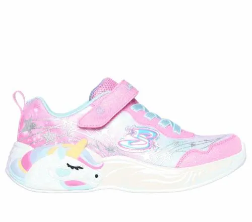 SLights Unicorn Dreams 8211 Wishful Magic Pink Turquoise Kids SKECHERS Kids UK Sizes 9525 SLights Unicorn Dreams 8211 Wishful Magic Pink Turquoise Kids SKECHERS Kids UK Sizes 9525