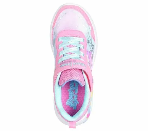 SLights Unicorn Dreams 8211 Wishful Magic Pink Turquoise Kids SKECHERS Kids UK Sizes 9525