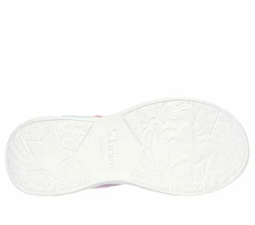 SLights Unicorn Dreams 8211 Wishful Magic Pink Turquoise Kids SKECHERS Kids UK Sizes 9525