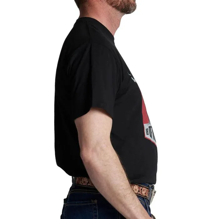 TShirts and Polos Men Justin Boots Justin Standard Of The West Tee Black