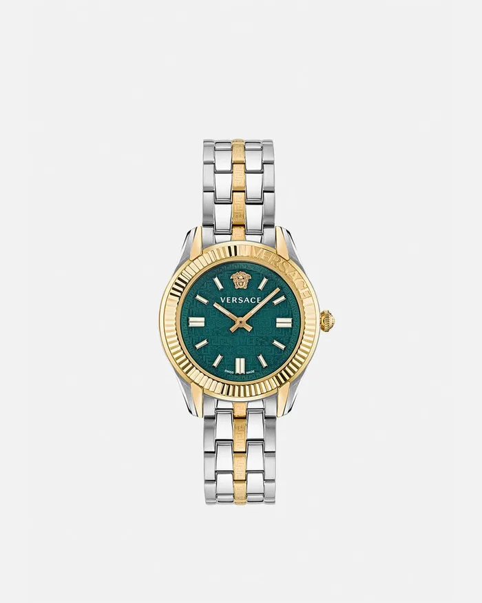 Watches Women Versace Greca Time Lady Watch Silver