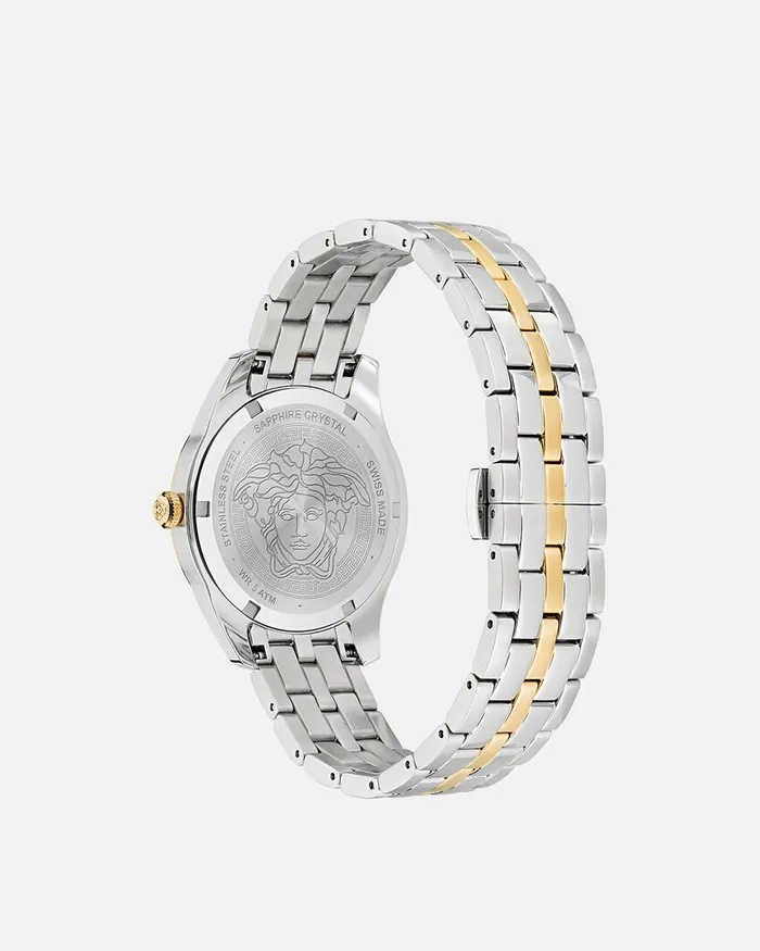 Watches Women Versace Greca Time Lady Watch Silver