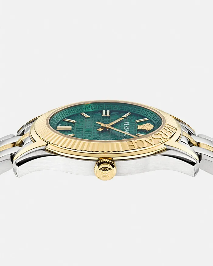 Watches Women Versace Greca Time Lady Watch Silver