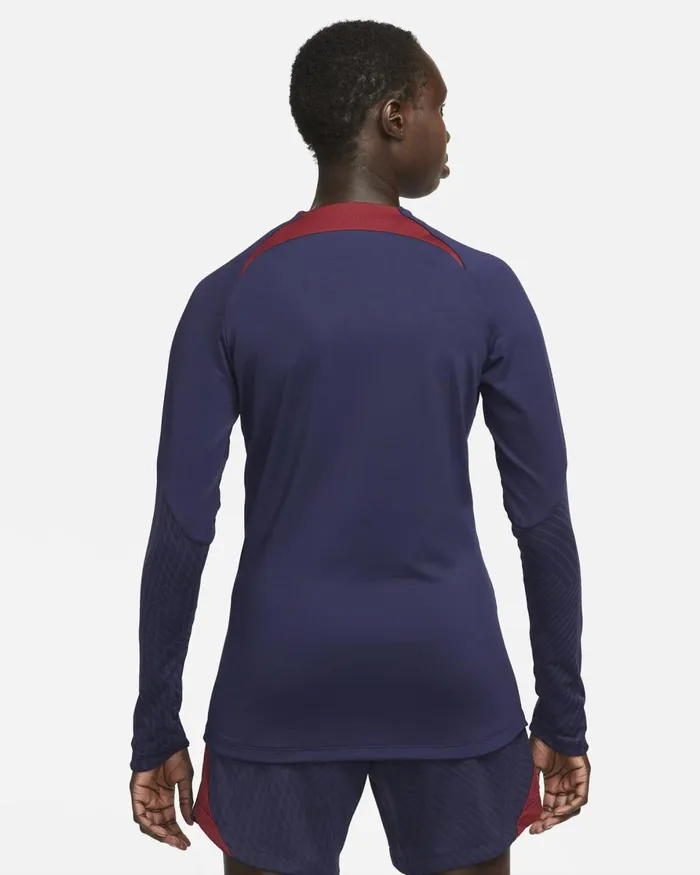 Women Nike All Clothing Paris SaintGermain Strike Blackened Blueblackened Blueteam Redgold Suede