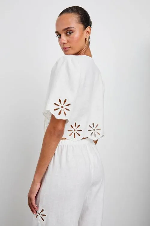 Women Rails Tops Pari Top White Eyelet