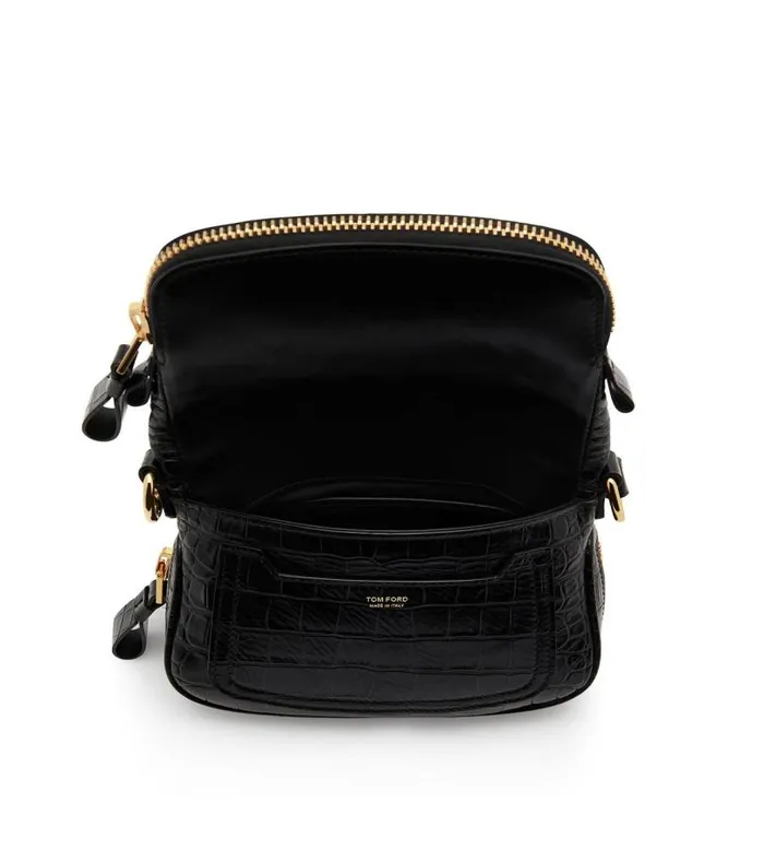 Women Shoulder Bags Tom Ford Stamped Leather Jennifer Shoulder Bag Black Women Shoulder Bags Tom Ford Stamped Leather Jennifer Shoulder Bag Black