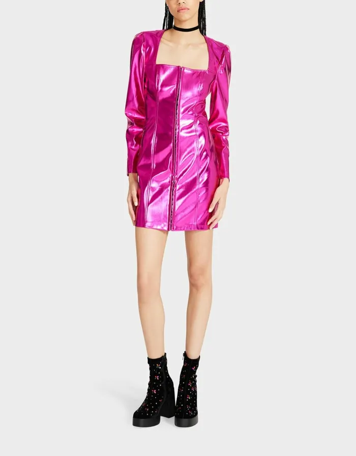 Women STACY MINI DRESS PINK Pink Betsey Johnson