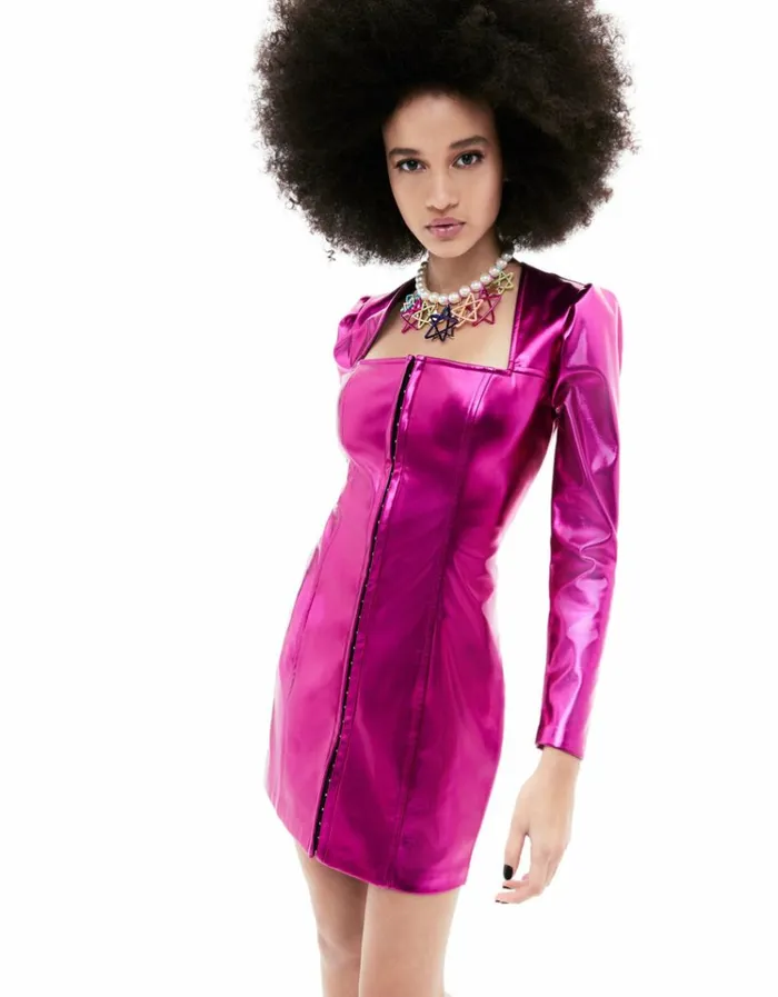 Women STACY MINI DRESS PINK Pink Betsey Johnson