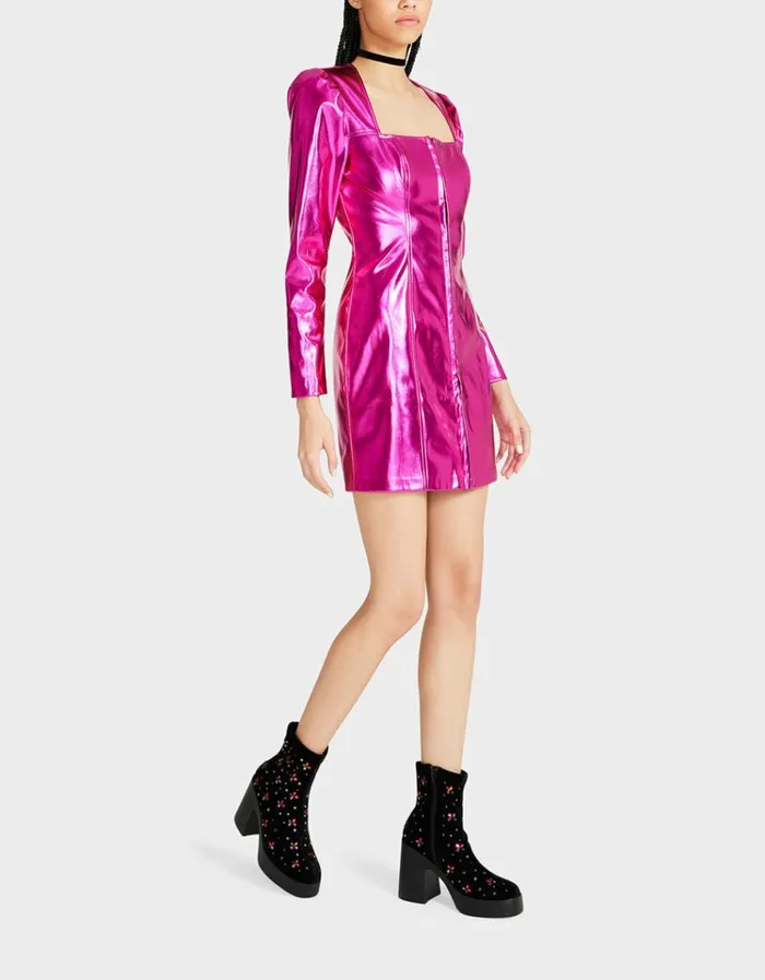 Women STACY MINI DRESS PINK Pink Betsey Johnson