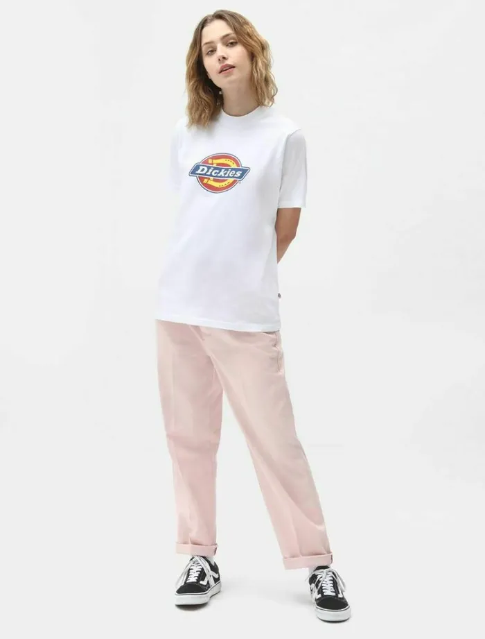 Women TShirts and Tops Dickies Icon Logo TShirt White