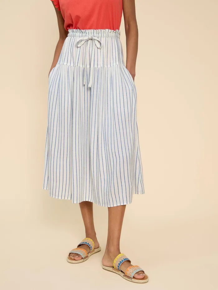 Women White Stuff Clothing Seema Eco Vero Stripe Skirt Women White Stuff Clothing Seema Eco Vero Stripe Skirt
