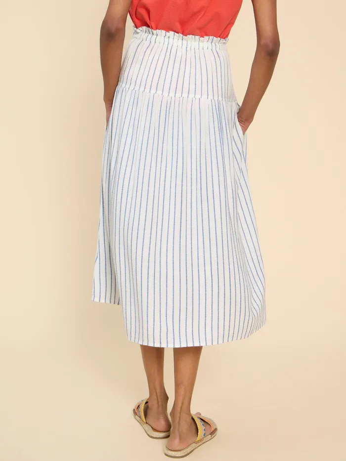 Women White Stuff Clothing Seema Eco Vero Stripe Skirt Women White Stuff Clothing Seema Eco Vero Stripe Skirt